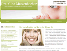 Tablet Screenshot of dermatologistabarradatijuca.com